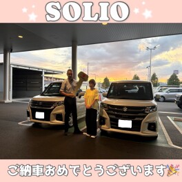 Y様にソリオをご納車しました！！